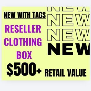 Mens Reseller Clothing Box - New With Tags - $500 Retail Value